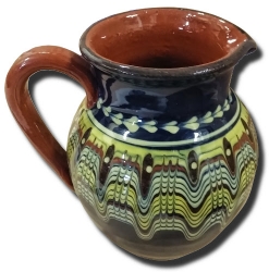 Keramický džbánek - tradiční bulharský dekor