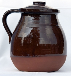 Keramický džbán malý s pokličkou